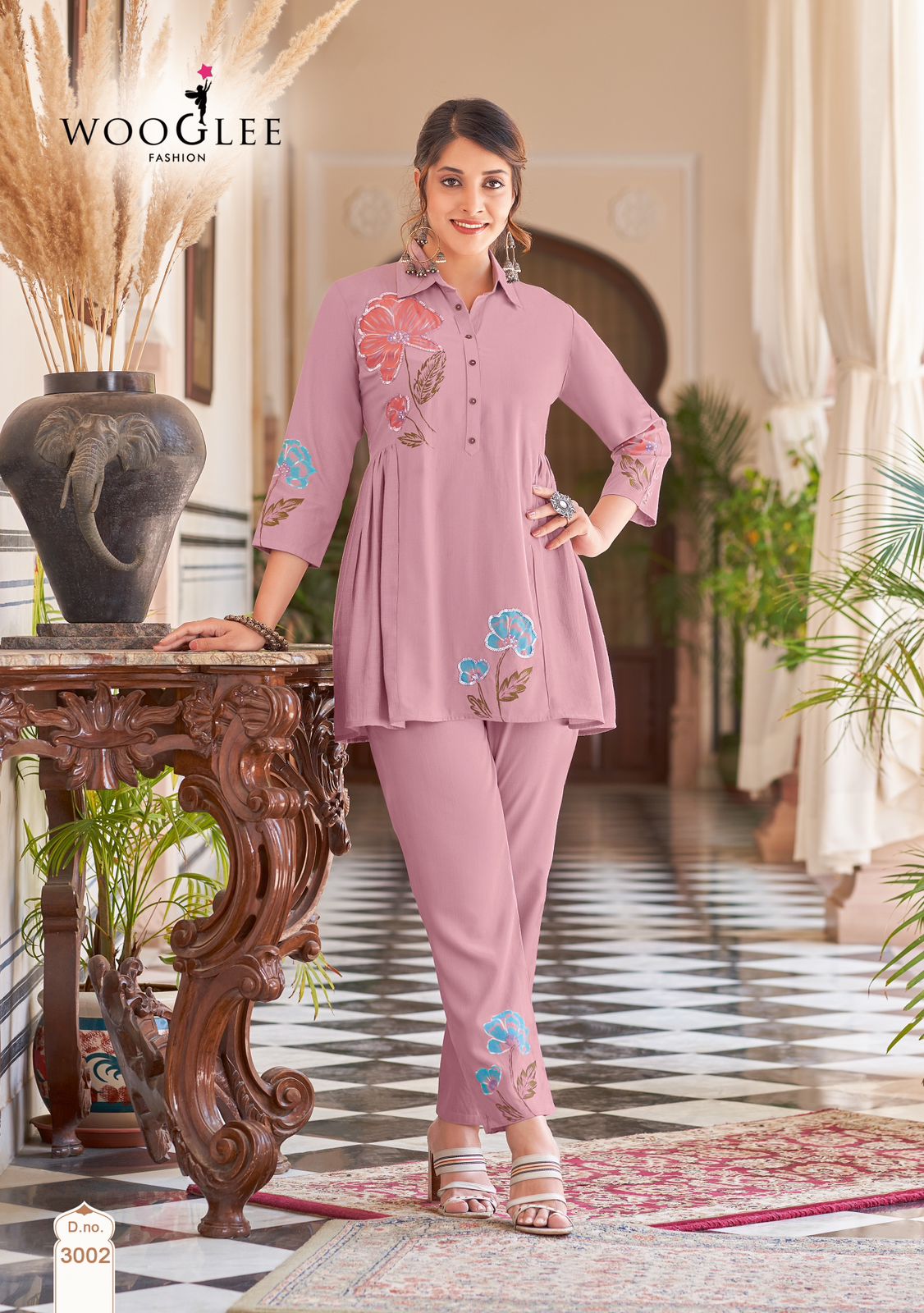 Wooglee Tulips Rayon Fancy Cord Set Western Catalog